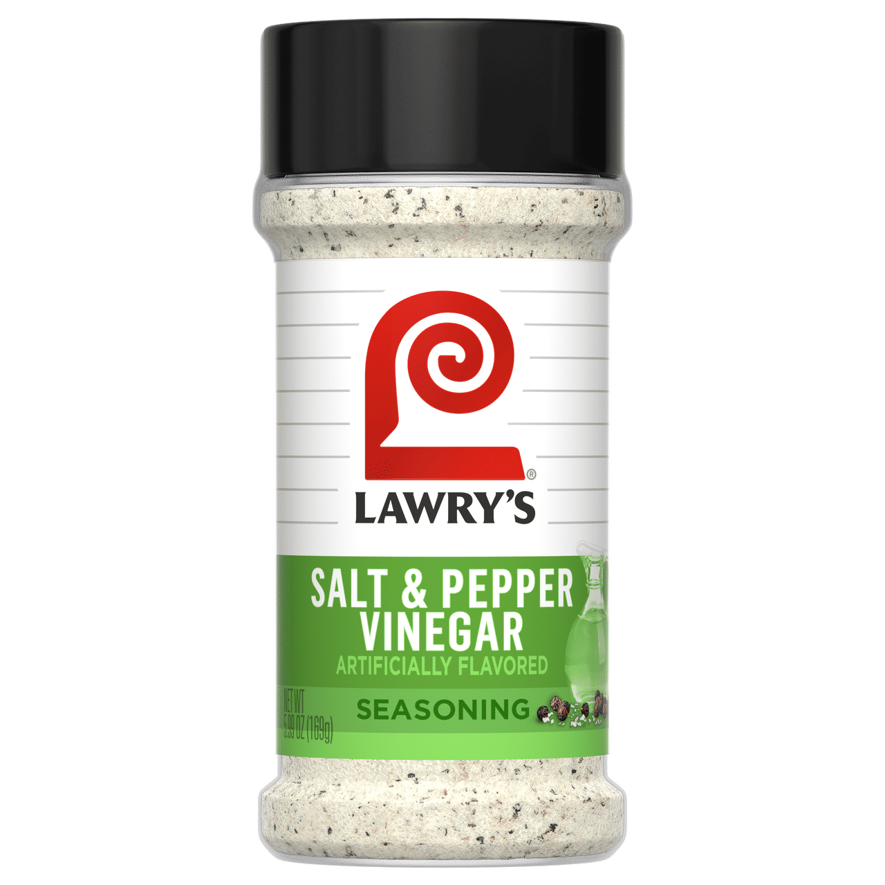 Lawry's Salt & Pepper Vinegar Artificially Flavored Seasoning, 5.99 oz