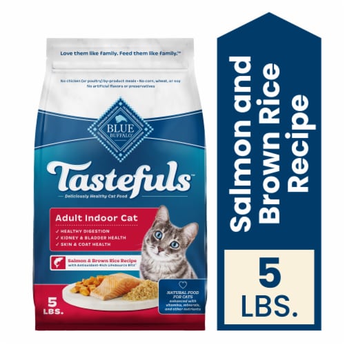 Blue Buffalo Tastefuls Adult Indoor Dry Cat Food Salmon & Brown Rice