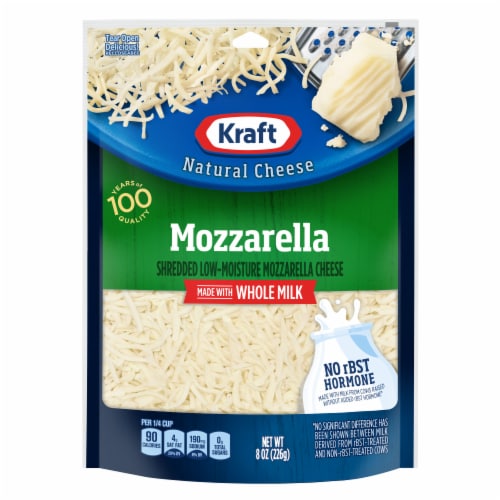Kraft Mozzarella Shredded Cheese with Whole Milk