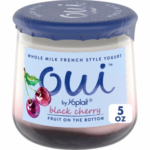 Oui™ by Yoplait™ Black Cherry Whole Milk French Style Yogurt Jar
