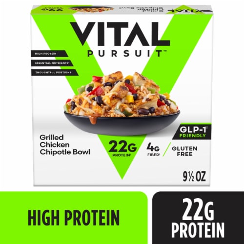 Vital Pursuit Grilled Chicken Chipotle High Protein Frozen Bowl