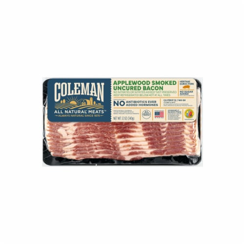 Coleman No Sugar Added Applewood Smoked Uncured Bacon