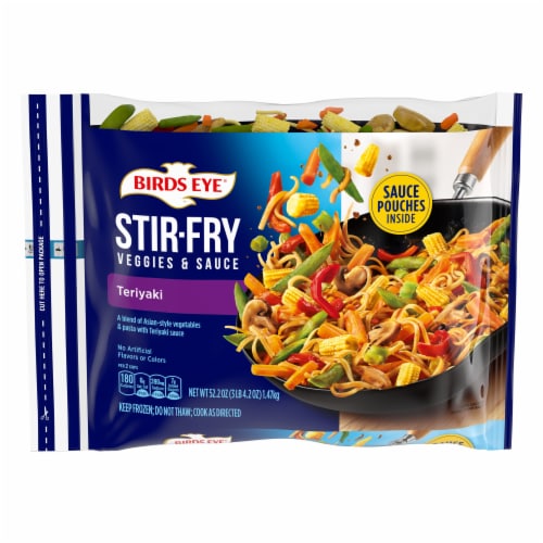 Birds Eye Teriyaki Frozen Stir Fry Veggies and Sauce, Frozen Vegetables