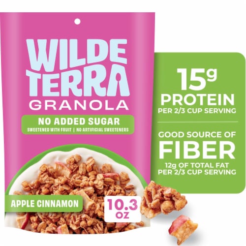 Wilde Terra Apple Cinnamon No Added Sugar Granola