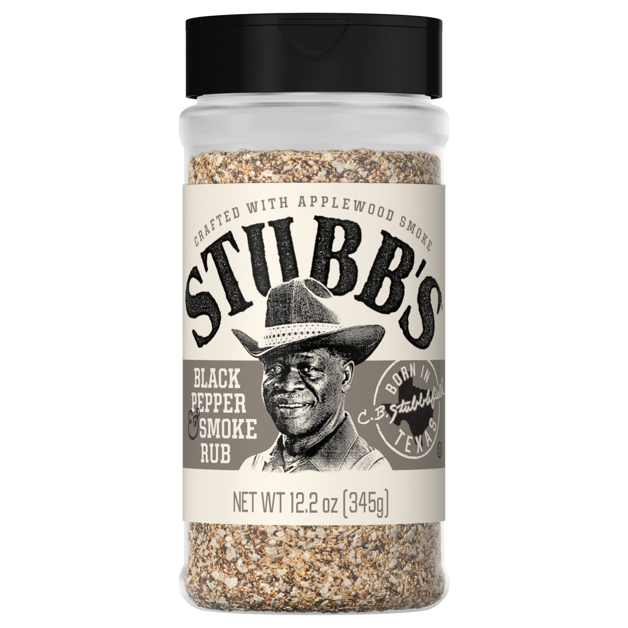 Stubb's Black Pepper & Smoke Rub, 12.2 oz