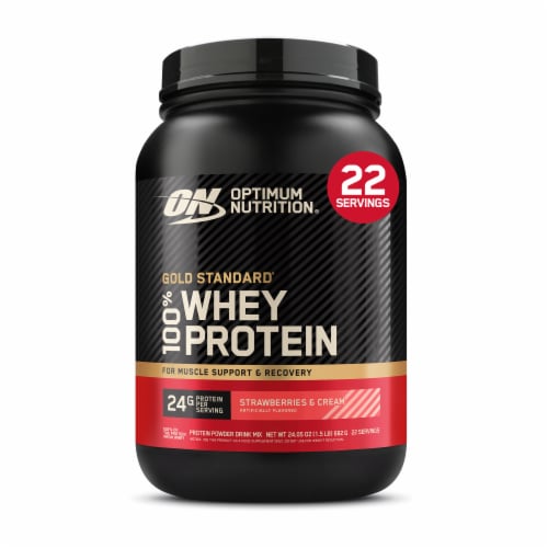 Optimum Nutrition Gold Standard 100% Whey Strawberries & Cream Protein Powder