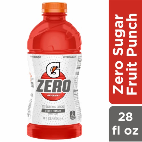 Gatorade Zero Sugar Fruit Punch Sports Drink Bottle