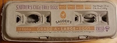 Saunder's Large white eggs