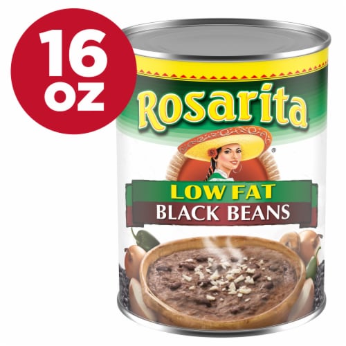 Rosarita Low Fat Refried Black Beans, Canned Beans