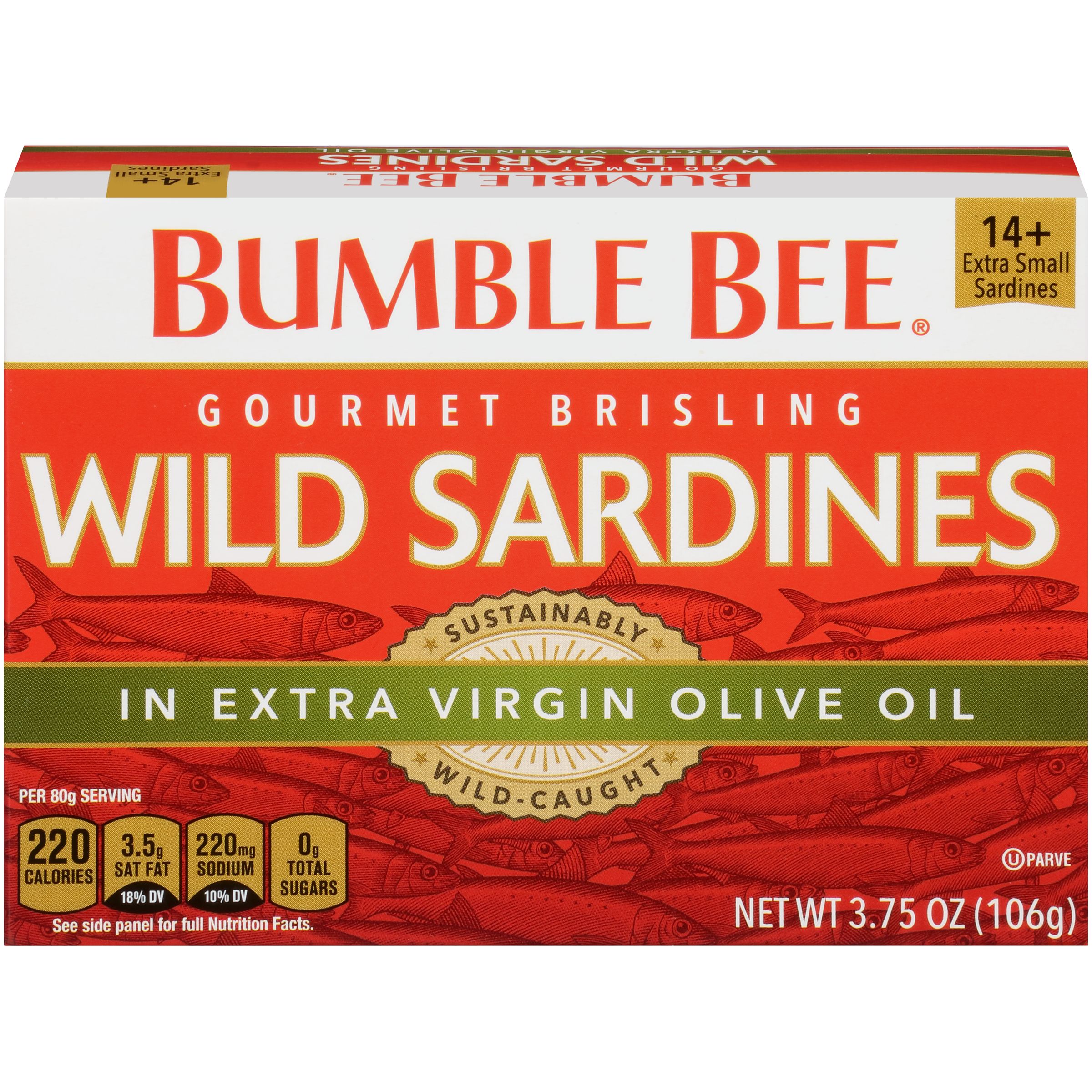 Wild Sardines in Extra Virgin Olive Oil