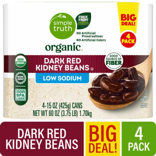Simple Truth Organic® Low Sodium Dark Red Kidney Beans BIG DEAL!