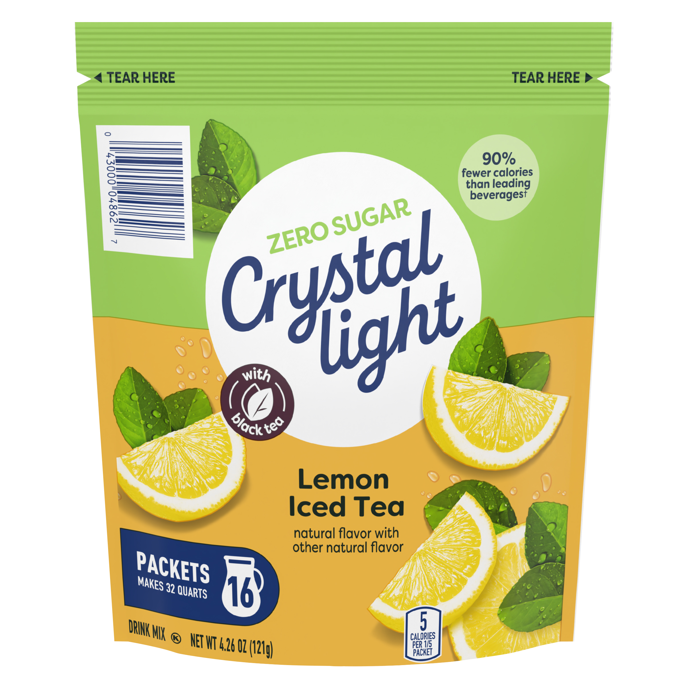 Lemon Iced Tea Naturally Flavored Powdered Drink Mix