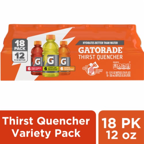 Gatorade® Red Yellow Orange Sports Drink Variety Pack Bottles