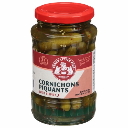 Trois Petits Cochons™ Sweet & Spicy Cornichons Piquants
