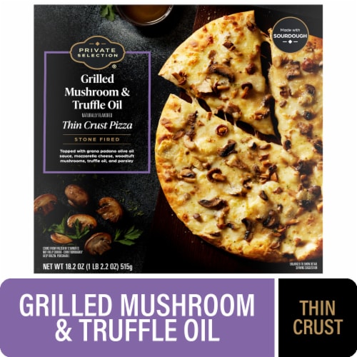 Private Selection® Grilled Mushroom and Truffle Oil Thin Crust Frozen Pizza