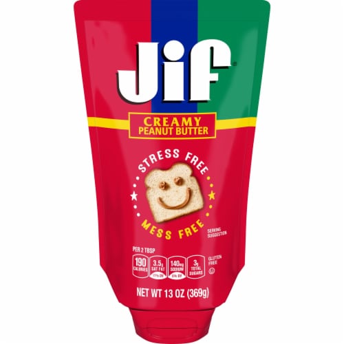 Jif Creamy Peanut Butter Squeeze Pouch