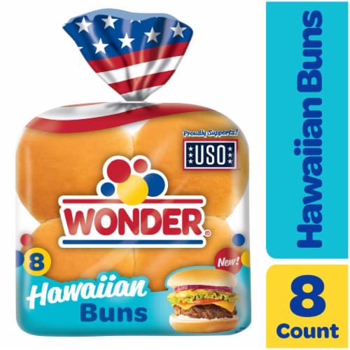 Wonder White Sweet Hawaiian Hamburger Buns