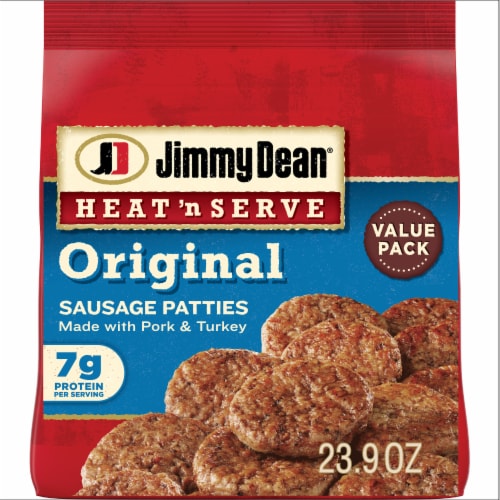 Jimmy Dean® Heat 'N Serve Original Pork Sausage Frozen Breakfast Patties