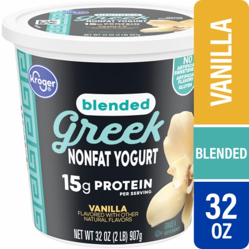 Kroger® Vanilla Blended Nonfat Greek Yogurt Tub