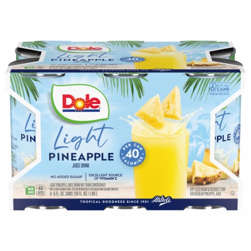 Dole® Light Pineapple Juice Drink Cans