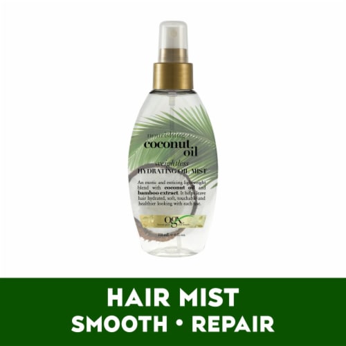 OGX Nourishing + Coconut Oil Weightless Hydrating Oil Hair Mist with Coconut Oil & Bamboo Extract