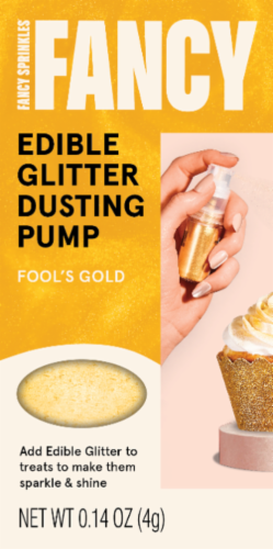 Fancy Sprinkles Fool's Gold Edible Glitter Dusting Pump Kit