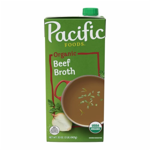Pacific Foods Organic Beef Broth 32 oz Carton