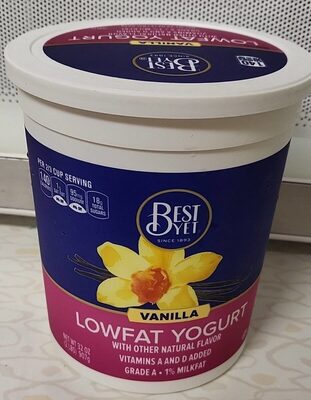 Best Yet Yogurt Lowfat Vanilla