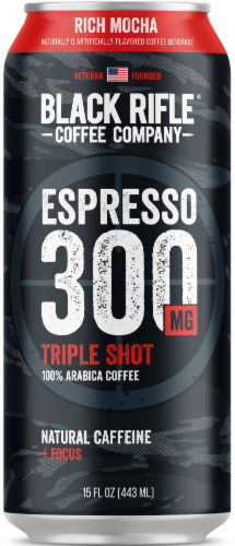 Black Rifle® Rich Mocha Espresso 300mg Triple Shot Iced Coffee Can