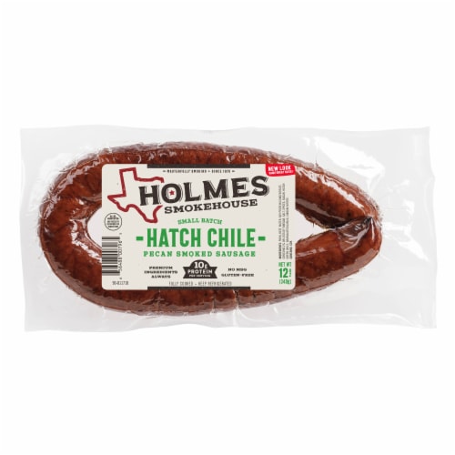 Holmes Smokehouse Pecan Smoked P&B Hatch Chile Sausage