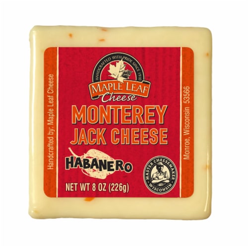 Maple Leaf Habanero Monterey Jack Cheese