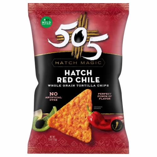 505 Whole Grain Hatch Red Chile Tortilla Chips 7.5 oz