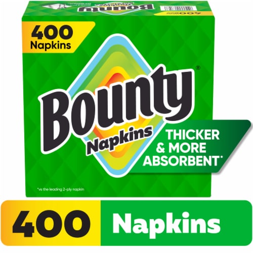 Bounty White Paper Napkins