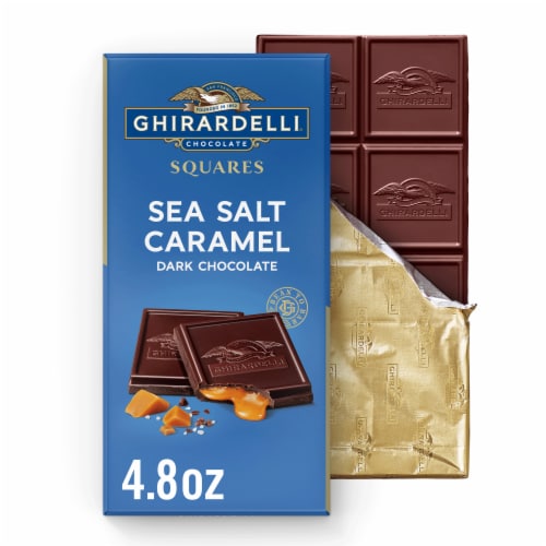 Ghirardelli Sea Salt Caramel Dark Chocolate Squares Bar