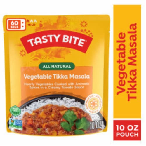 Tasty Bite Vegetable Tikka Masala 10oz Creamy vegetable curry