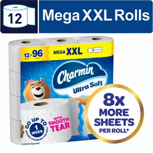 Charmin Toilet Paper Ultra Soft Mega XXL Rolls