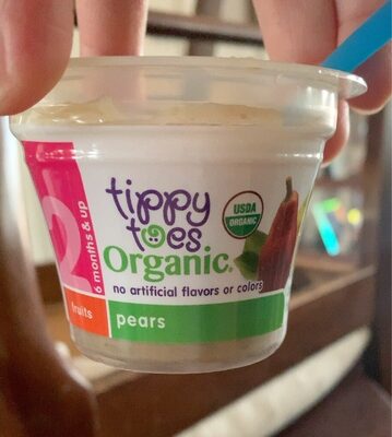 Tippy Toes Organic Pears Cup 4oz