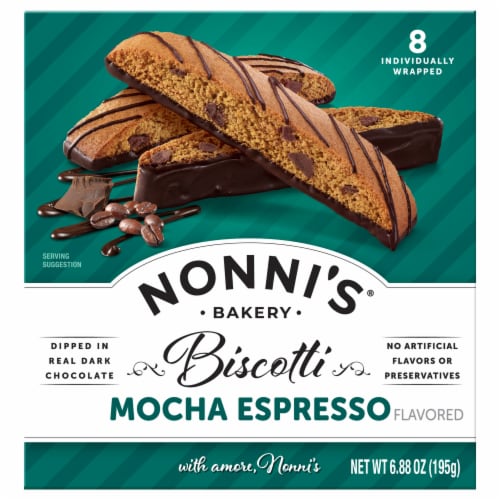 Nonni's® Bakery Espresso Flavored Chocolate Chip Biscotti