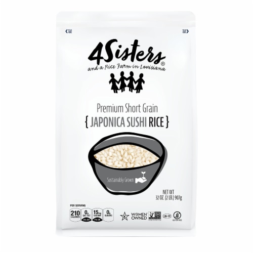 4Sisters® Authentic Short Grain Jasponica Sushi Rice