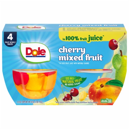 Dole® Fruit Bowls® Cherry Mixed Fruit In 100% Juice Cups