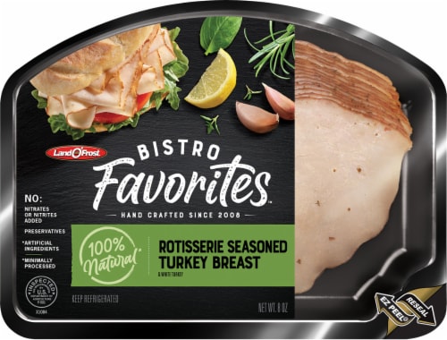 Land O'Frost Bistro Favorites® 100% Natural Rotisserie Seasoned Turkey Breast 8oz