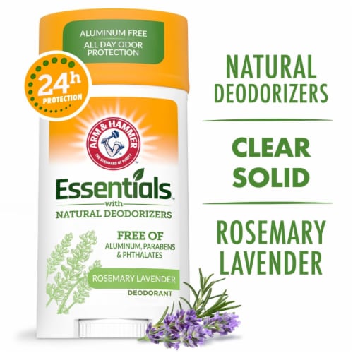 Arm & Hammer Essentials Rosemary Lavender Deodorant Stick with Natural Deodorizers