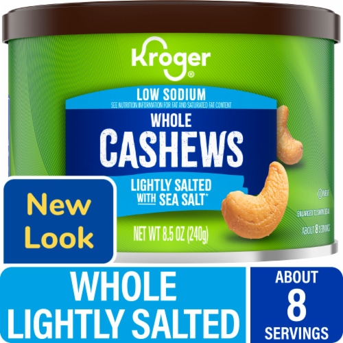 Kroger® Whole Lightly Sea Salted Cashews