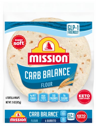 Mission Carb Balance Burrito Size Flour Tortillas