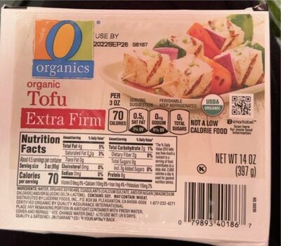 O Organics Extra Firm Organic Tofu 14 oz