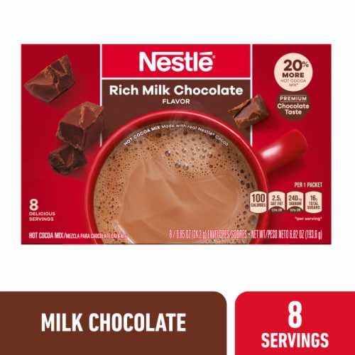 Nestle Hot Cocoa Rich Milk Chocolate Flavored Mix Powder