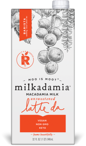 Milkadamia® Unsweetened Latte Da Barista Macadamia Milk