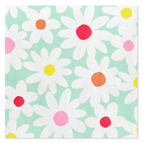 American Greetings 20-Count Birthday Lunch Napkins, Daisy