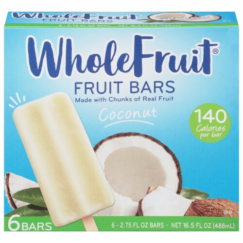 Whole Fruit Coconut Fruit Bars - 6 Ct