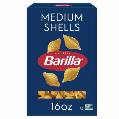 Barilla Medium Pasta Shells, Quality Non-GMO and Kosher Certified Pasta